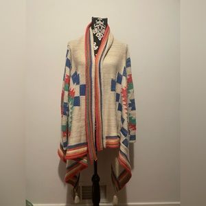 Ralph Lauren Aztec/Southwestern Sweater/Shawl/Bohemian/Vintage